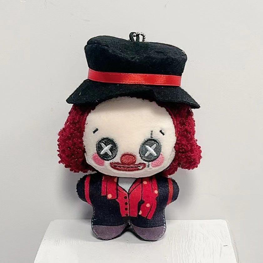 Nowa Gra Identity V Pierwszy Oficer Clown Złodziej Płaczący Clown Magik Dziki Cosplay 10cm Brelok do Plecaka Pluszowy Brelok Prezenty