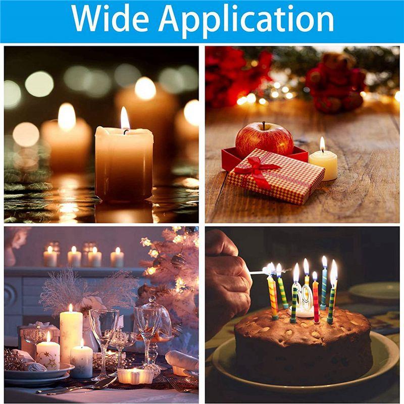 A60zcandle Wicks (Pack Of 200), 15 Cm Wicks For Candles , Odourless Candle Wicks For Candles For Candle Making Candle Diymay