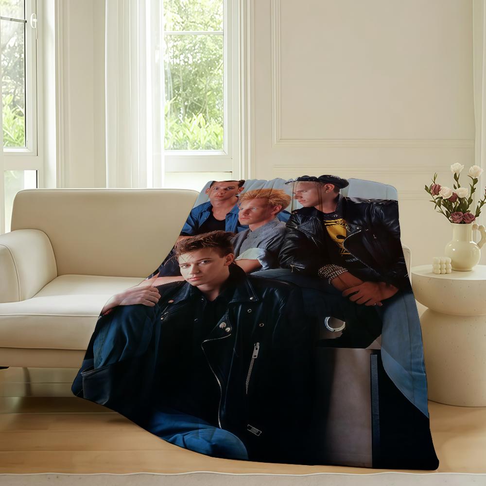 

Rock band D depeche M modeS Blanket For Sofa Office Bed Plane Travel Sleep Read Relax Camping Soft And Warm 75x90cm