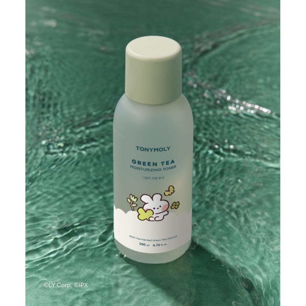 Tonymoly [minnie Edition] 3 Types Of Green Tea  Toner+lotion+moisture Cream 