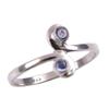 Natural Tanzanite Gemstone 925 Solid Sterling Silver Jewelry Ring Size 10 T3k05