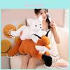 Adorable Fox Plush Pillow For Sofa And Bed Decorative Cushion Soft Stuffed Toy