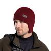 Zimowa ciepła dziana wełniana czapka polarowa czapka na zimno męska outdoorowa rowerowa ochrona uszu nakrycie głowy