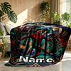 Custom Name Personalized Cristiano Ronaldo Print Blanket, Home Decor, Bedroom, Sofa, Camping, Couch, Gifts for Birthday Christmas