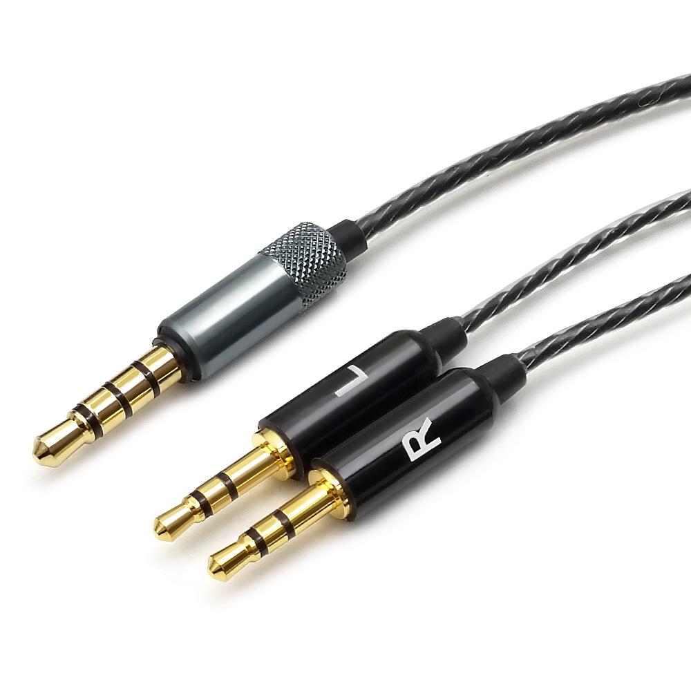 Sol Republic HD V8/V10/V12/X3 Headphone Cable with 3.5 To 2.5 Adapter & Mic Volume Control