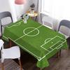 Fußballfeld Rechteckige Tischdecken für Tischdekoration Waschbar Sport Fußball Wasserdichte Tischdecke Feiertag Küche Party Dekoration