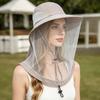 Fiskehat Insektsikker Biesikker Åndbar Mesh Udendørs Myggesikker Hat Sjal Design Bred Skygge Sommer Solhat