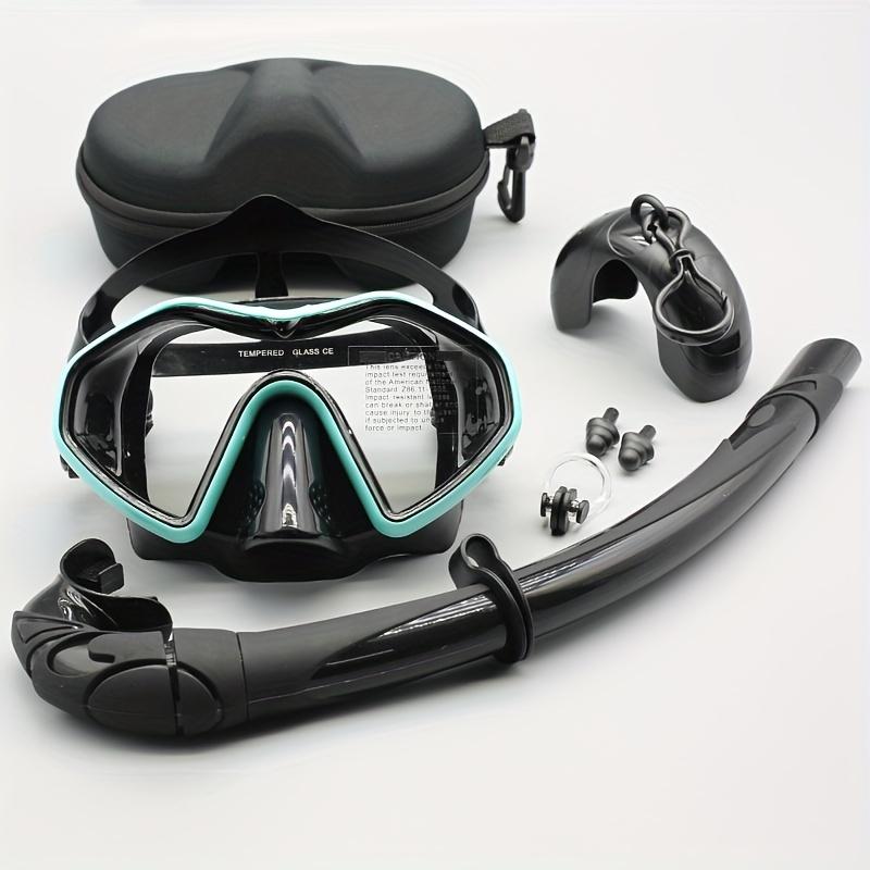 Professional Adult Silicone Waterproof Diving Mask Diving Mirror Anti Fog Floating Diving Set Large Frame Deep Set
