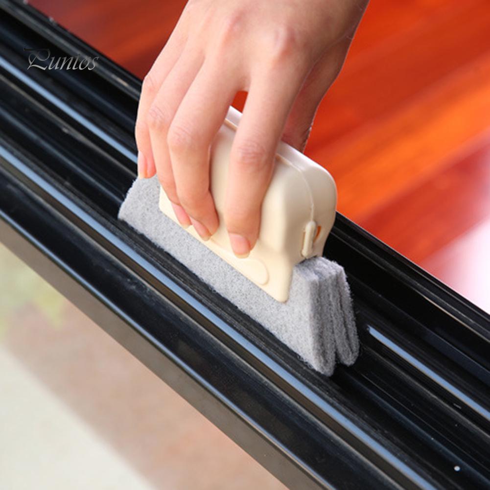 Cleaning Cloth Window Grooves Gaps Slot Brush Kitchen Cleaner Dust Remover Tool