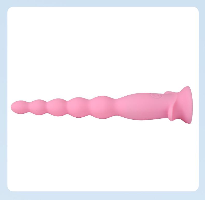 Vibrating Anal Beads with Suction Cup for Newbies - SM Adult Toy Dilator