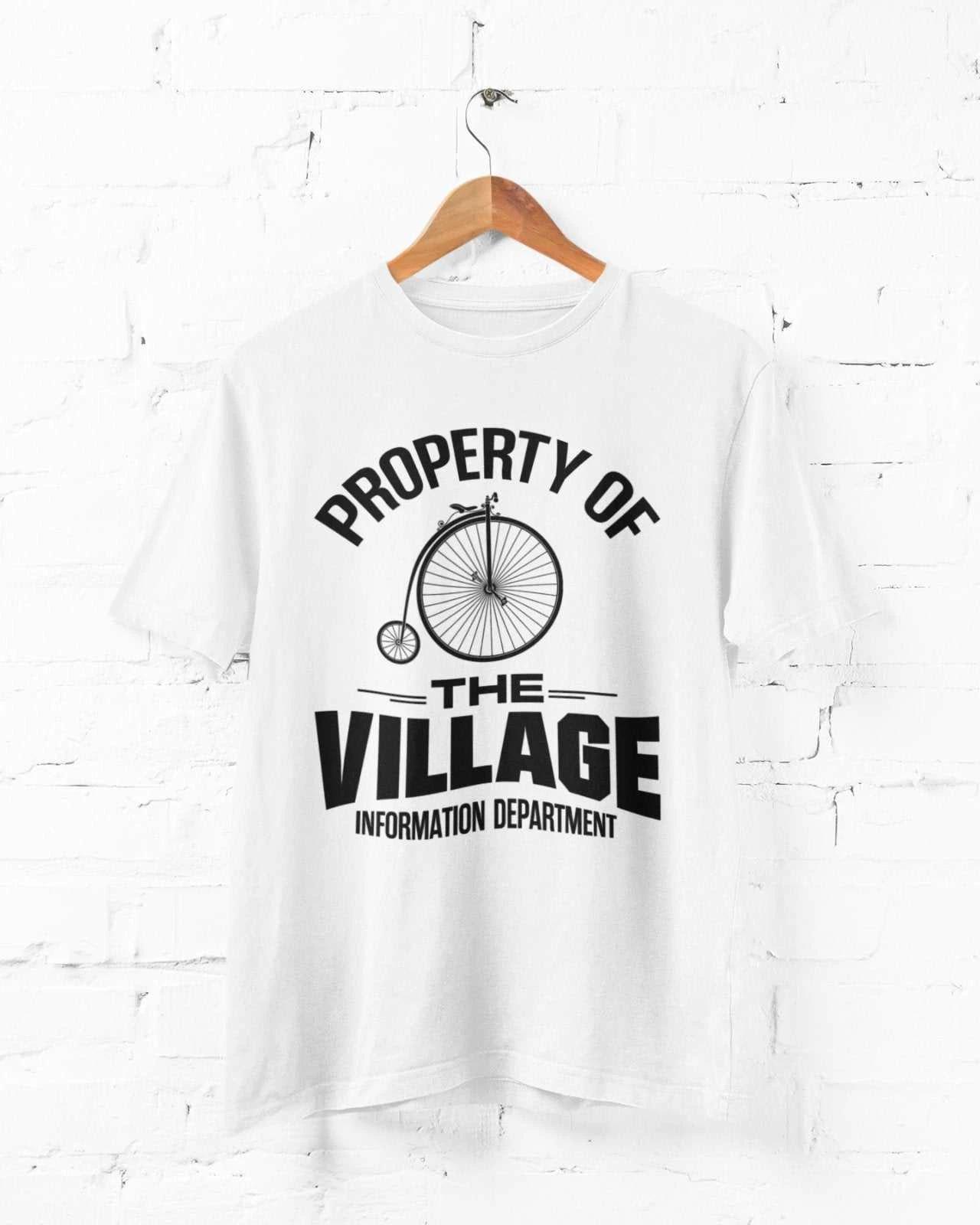 Retro TV T Shirt Property Of The Village Prisoner The 60s Funny Cult Fan Gift L