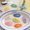 49MD Flat Clip Hairpin Barrettes Casual Cloud Headwear Bunches Clip Simple Hair Clip Photo Props