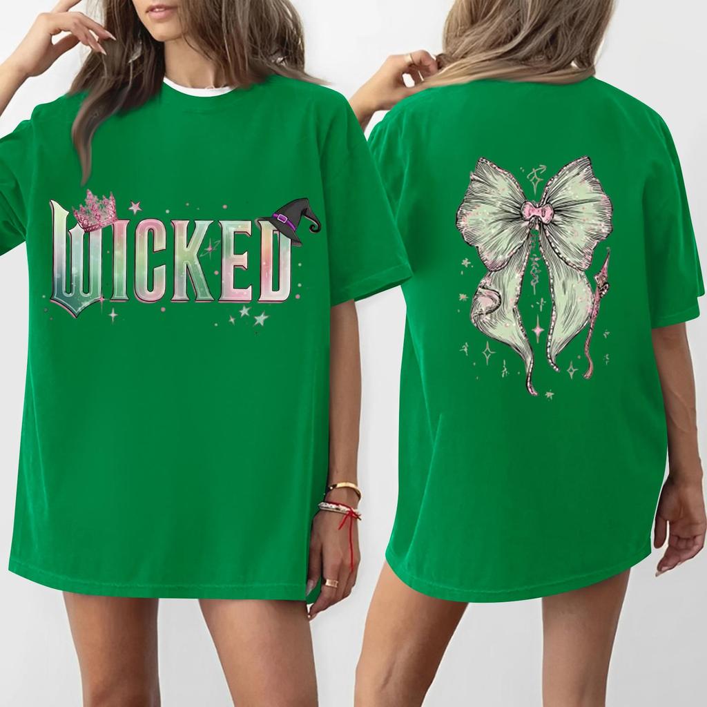 Women's Casual Fashion Round Neck Printed Short Sleeve T-Shirt Top