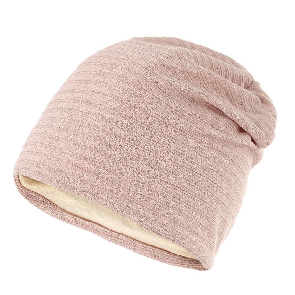 Leichte gestreifte Slouchy Sportmütze für Frühling/Sommer – Schweißableitend, winddicht, warm und perfekt für die Zeit nach der Geburt