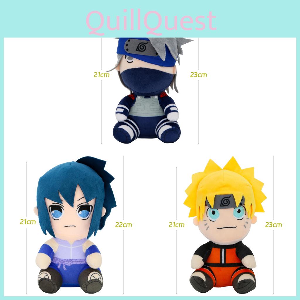 Naruto Gaara Hatake Kakashi Uchiha Sasuke Plush Toy With Crystal Super Soft Material For Fans And Kids