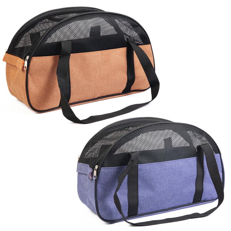 Breathable Mesh Pet Carrier Bag for Dogs, Cats, and Rabbits