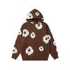 European and American 100%Cotton Foam Printed Hoodie Men's and Women's Hoodies