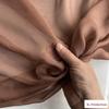 Chiffon di Vera Seta Largo 6 mm: Tessuto di Seta di Gelso Trasparente per Foulard, Vestiti Estivi e Abiti da Sera