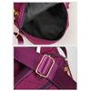 Five-layer Zipper Crossbody Bag Nylon Small Phone Bag Trendy Shoulder Bag  Cosmetic Bag