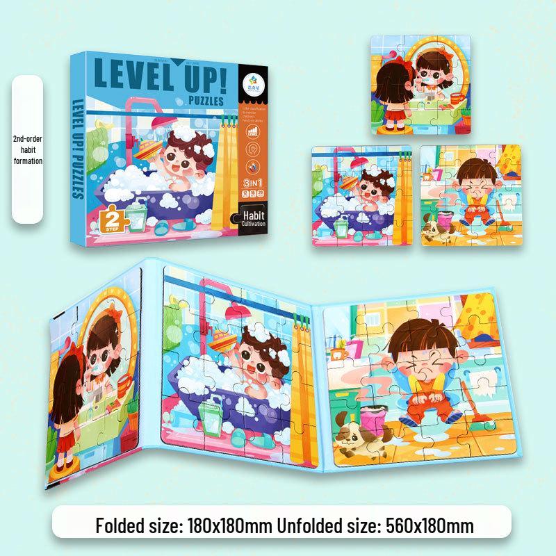 Magnetic Puzzle for Toddlers: Educational Toy for Ages 1-6, Boys & Girls