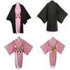 Anime Kamado Nezuko Cosplay Kostüm Cosplay Uniform Kleidung Kimono Perücke Requisiten Set Halloween Kostüm für Kinder Erwachsene