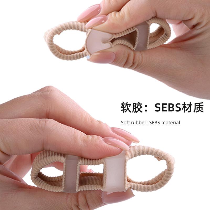 1 pair Toe Separator 5-Hole Fiber Toe Spreader Bunion Corrector Overlapping Toe Separator 2-Hole 3-Hole Orthopedic Tool for Men Women