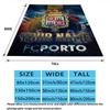 Custom Fc Porto Blanket, High quality Comfortable for All Seasons, Home Decor, Warmth and Comfort