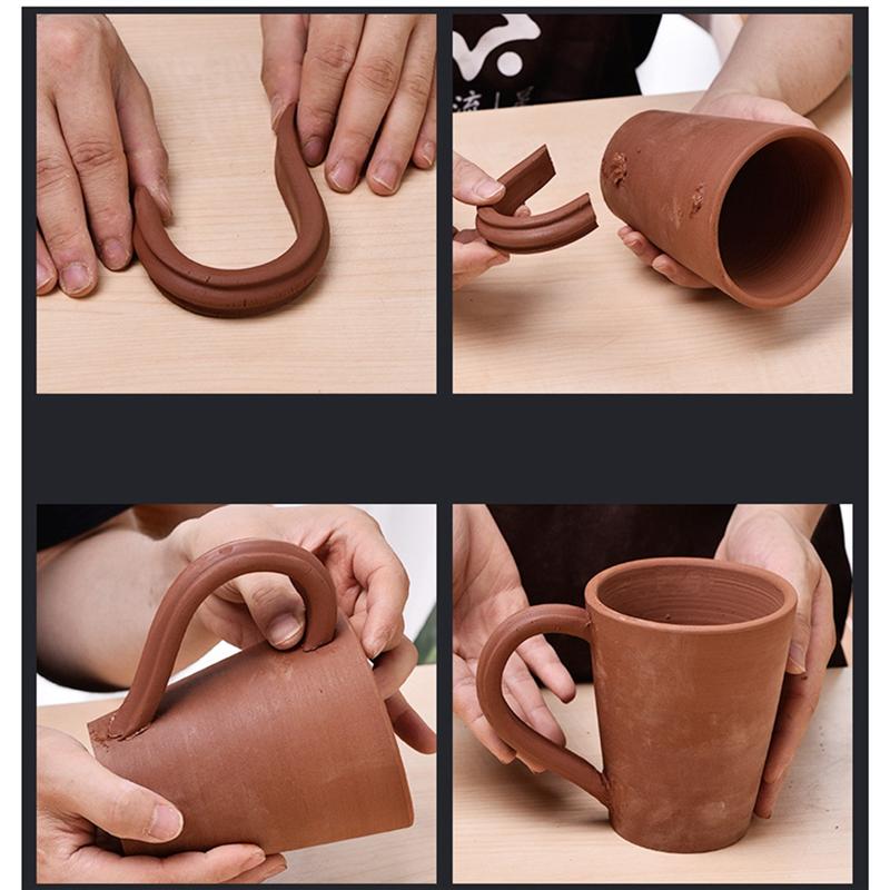 2025 Trend Tea Cup Water Cup Tableware DIY Handle Handmade DIY Sculpture Scraper Polymer Clay Tool,5