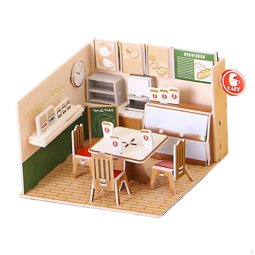 Building Model DIY Kits Paper and Foam Board, Creative Craft, 3D Jigsaw Puzzle Toys for Kids,
