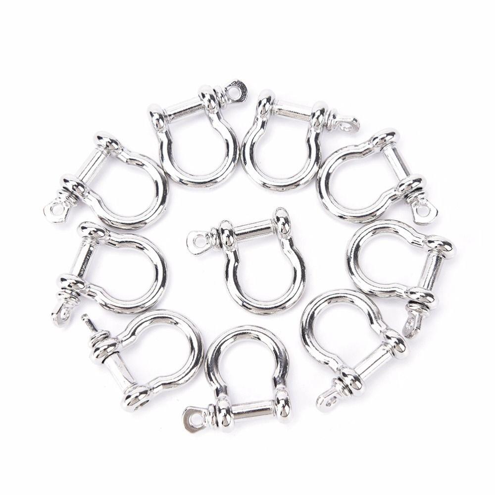 Survival Rope Paracords O-Shaped Shackle Buckle Bracelet Buckles Paracord Bracelets Accessories