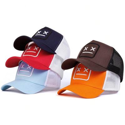 Unisex XX Emoji Embroidery Baseball Cap Outdoor Sun Protection Mesh Hat Fashion Men Hip Hop Caps Travel Hats