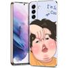 Cartoon Funny Boy Girl Couple Phone Case For Samsung Galaxy S24 Ultra S23 FE S22 S20 S21 5G S10 S9 Plus S10E S8 Soft Clear Cover