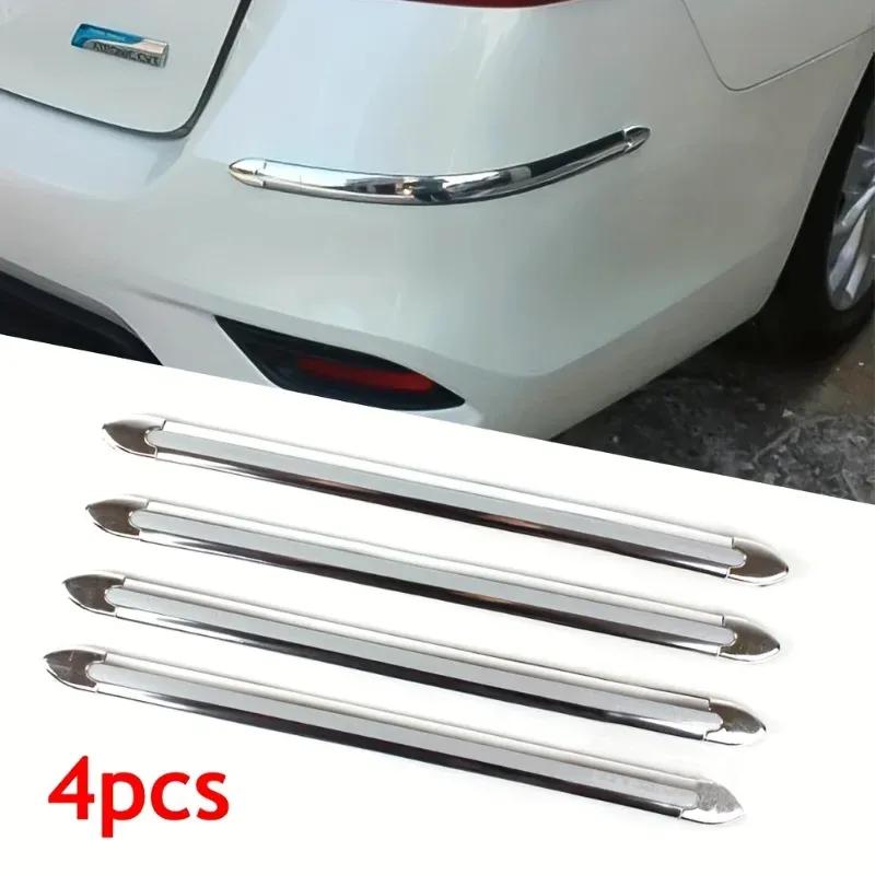 

4Pcs/Set Auto Car Body Bumper Guard Protector Sticker Anti-rub Bar Strip Car Bumper Strips