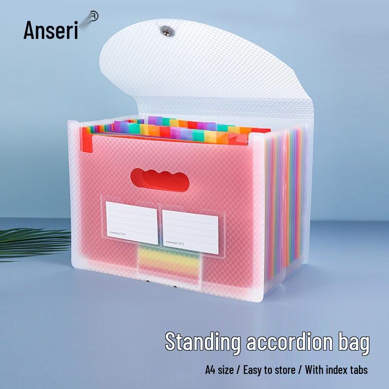 Ansai Rui A4 Accordion File Folder A4