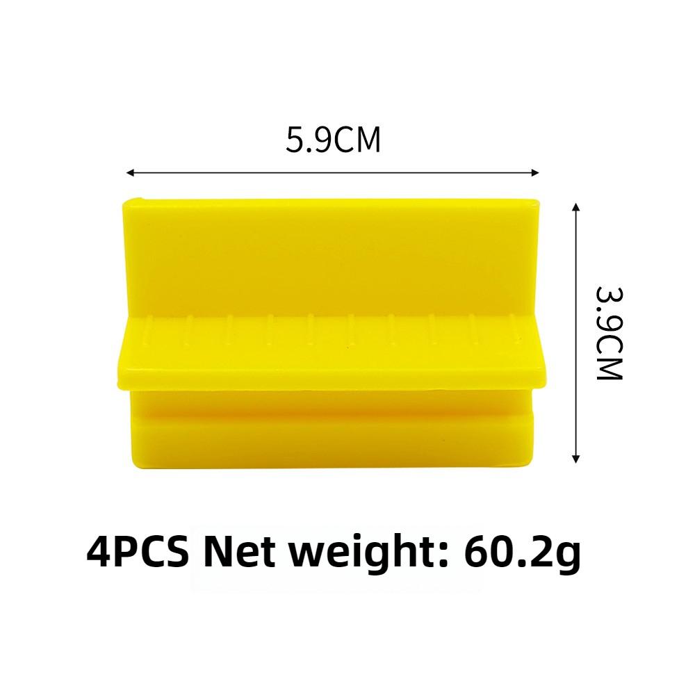 4Pcs Car Dent Repair Film Paint Dent Removal and Repair Right Plastic Puller Concave Pulling Edge Right Angle Pulling