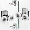 23/25mm Sliding Door Rollers Top / Bottom Sliding Door Parts Door Wheels  Bathroom Installation