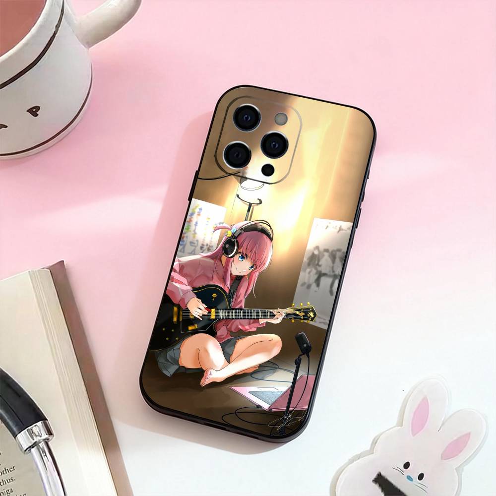 

Cool B-Bocchi the R-Rock Band Phone Case For iPhone 17,16,15,14,13,12,11 Plus,Pro,Max,XS Silicone Soft Cover iPhone12PRO