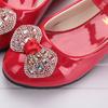 Girls Shoes 2025 Newly Arrived Infant Kids Baby Girls Crystal Bling Bowknot Single Princess Shoes Sandals Girls Sandals Shoe Red