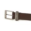 Daks Dark Brown Check Strap   Hook Leather Belt Dbbe6e722w3
