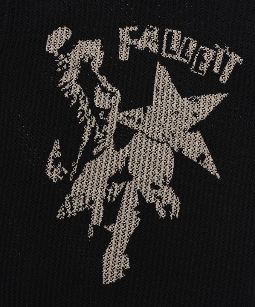 FALLETT Rockstar Short Sleeve Knit Black