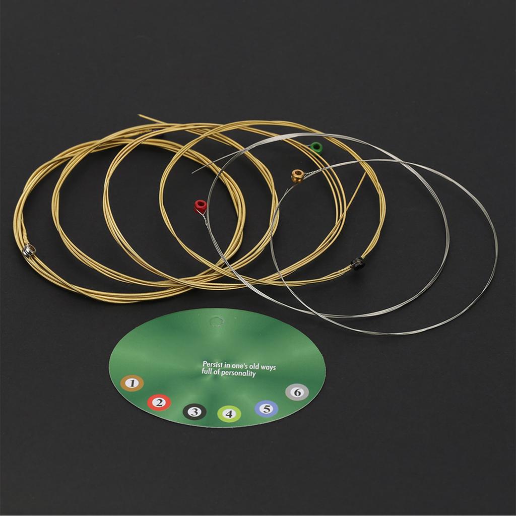 Orphee TX620 6pcs  Acoustic Folk Guitar String Set (.010 .047)  Phosphor Bronze Extra Light Tension