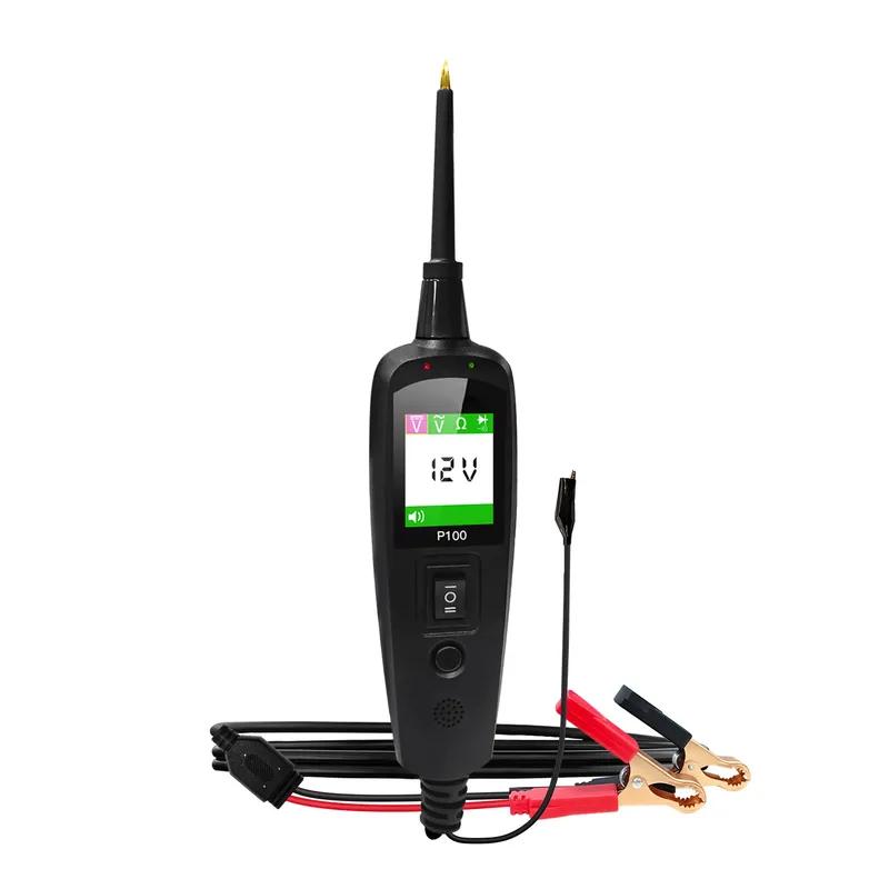 P100 TopDiag P100 2m Car Electrical Circuit Tester Automotive Power Scan Probe Circuit Kit 12V24V Battery Tester Diagnostic Tool