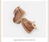 Baby Boys Velvet Martin Boots: Winter Short Boots for Kids, Versatile Baby Walker Shoes Suitable for Boys and Girls.