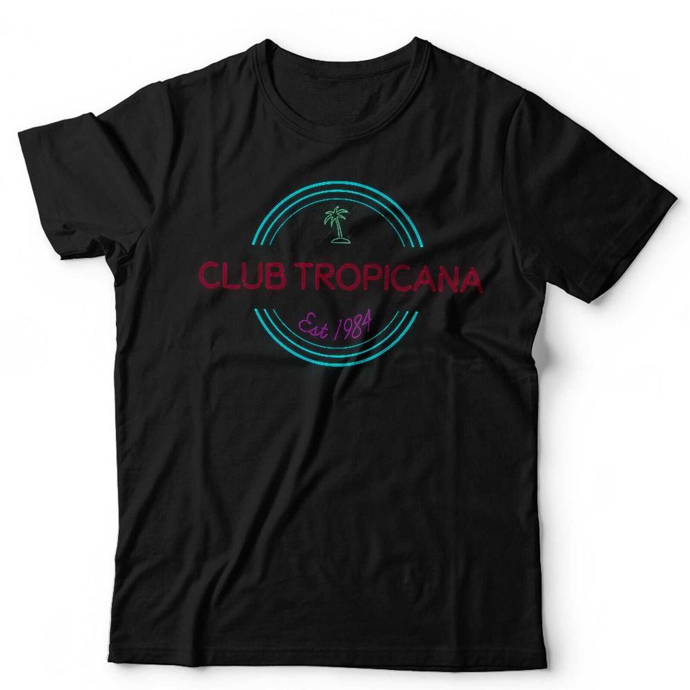 

Club Tropicana Tshirt Unisex and Kids Holiday Wham Summer Band Lyrics 80s Funny XL