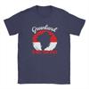 Grönland Ist Nicht Zu Verkaufen T-Shirt Sommer Mode T-Shirts Unisex Baumwolle Rundhals Oversize Oberteil T-Shirts Kurze Ärmel Y2K Lustige Oberteile