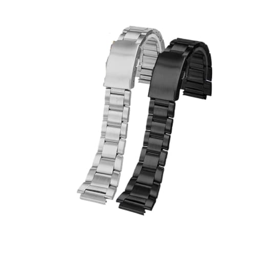 KFKMFD Compatible with Casio 3299 Watches AE-1200, AE-1200WH, AE1300, W-216, W-218, A158, A158W/A168, Stainless Steel Watch Strap, Men's Wristband, 18