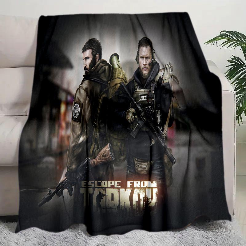 Escape Tarkov Tactical Gear Perfect All Seasons Soft Comfortable Blanket Suitable Sofa Office Nap Travel Birthday Gift Christmas Present