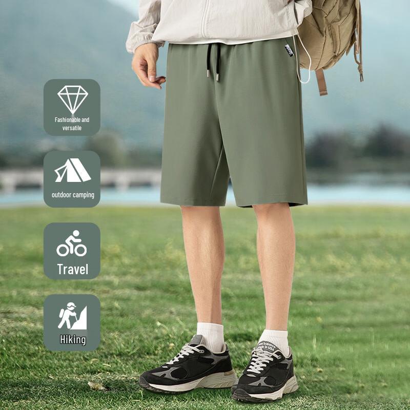 JEEP Men's Lightweight Quick-Dry Casual Shorts