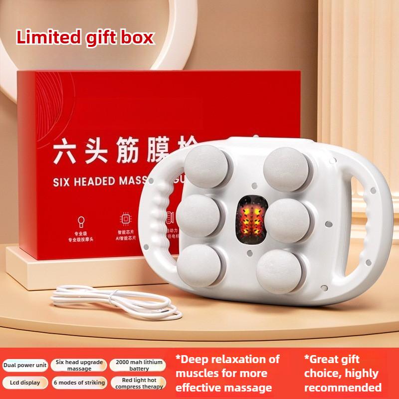 22-head Multifunctional Deep Tissue Massage Therapy Device Portable Fascia Gun Professional Muscle Relaxation Massager