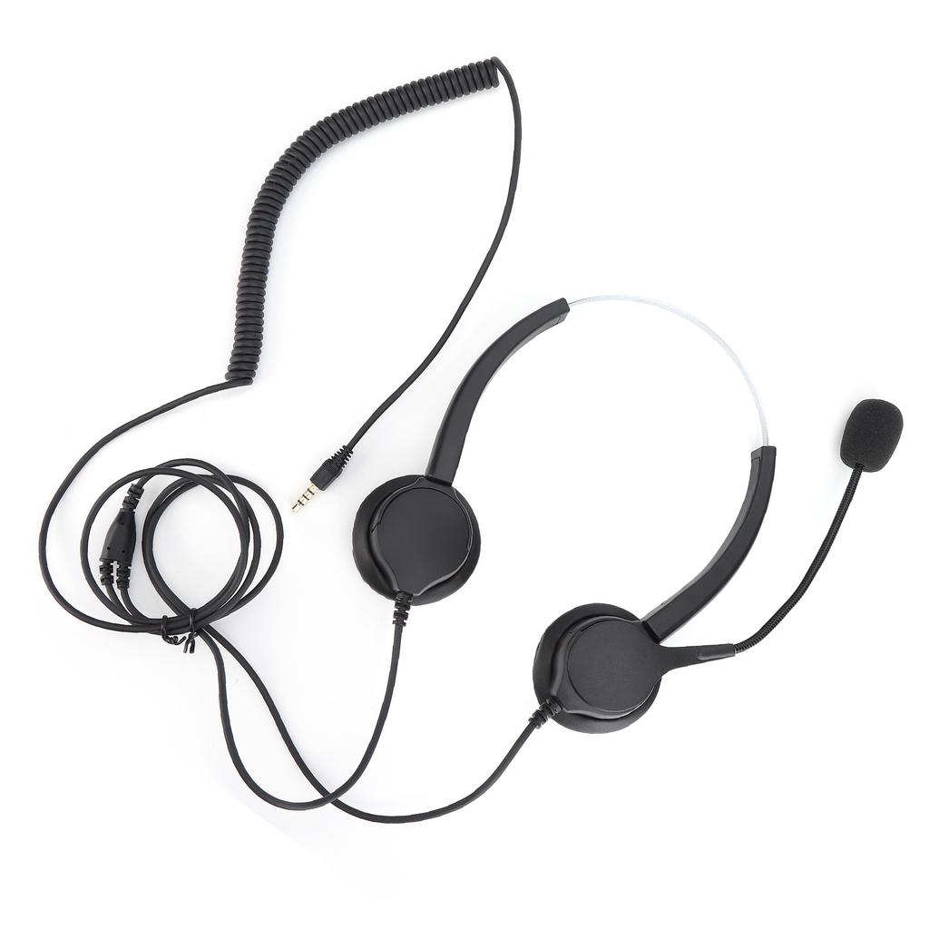 Telephone Headset Business Office Call Center Corded Headset for Landline desktop PhonesVH500D 3.5 (Binaural)